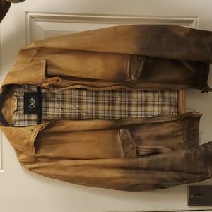 Dolce & Gabbana tan lambskin jacket